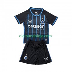 Camisola Club Brugge Criança Equipamento Primeiro 2025-2026 Manga Curta